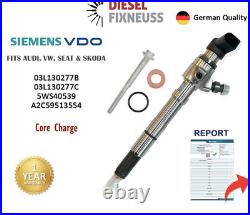 4X Injecteur de carburant diesel 1.6TDI Caddy Audi Skoda VW Golf Seat 03L130277B