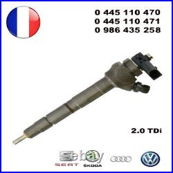Injecteur Bosch 0445110471 0445110470 2.0 Tdi Audi Seat Skoda Volkswagen