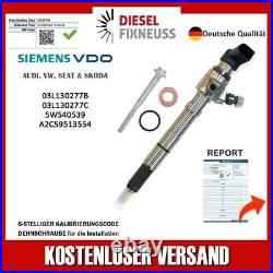 Injecteur VOLKSWAGEN POLO 1.6 TDI 90 CV SIEMENS/VDO 03L130277B (5WS40539)